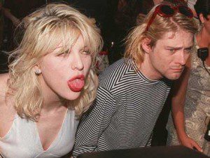 Kurt Cobain Lead Singer Of Nirvana With Wife Courtney Love