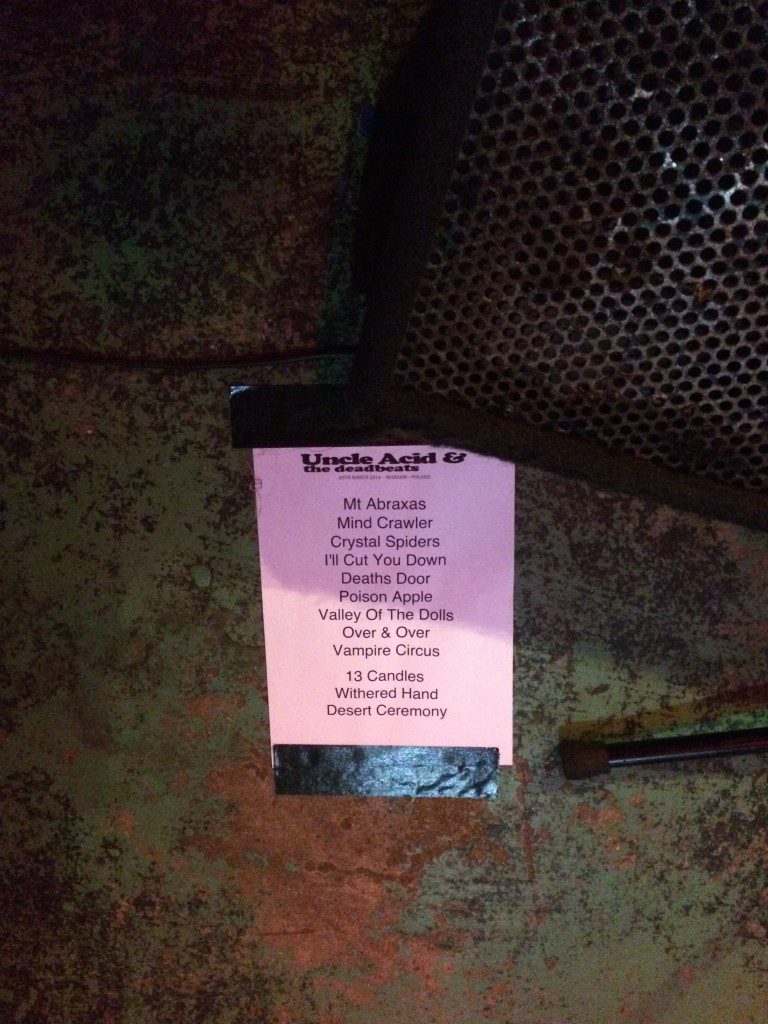 El Setlist de Uncle Acid