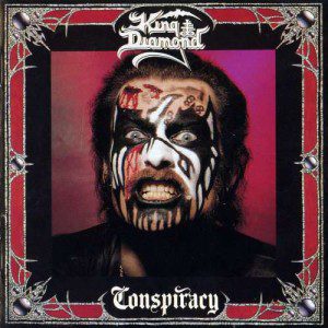 King Diamond en la portada de "Conspiracy" (1989), ya con otro maquillaje